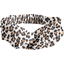 crossed headband leopard