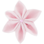 Barrette fleur étoile 4 oxford rose - PPMC