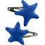 Barrettes clic-clac étoile bleu navy - PPMC