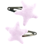 Star hair-clips light pink - PPMC