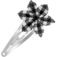 Star flower hairclip vichy noir - PPMC
