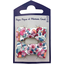 Small bows hair clips boutons rose - PPMC