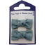Small bows hair clips gaze pois or bleu gris - PPMC
