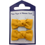 Small bows hair clips ochre - PPMC