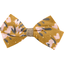 Double cross bow hair slide small gypso ocre - PPMC