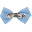 Double cross bow hair slide small oxford blue