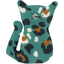 Small cat hair slide jade panther - PPMC