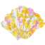 Shell hair-clips mimosa jaune rose - PPMC