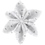 Star flower 4 hairslide english embroidery - PPMC