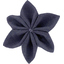 Barrette fleur étoile 4 jean fin - PPMC