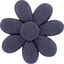 Fabrics flower hair clip light denim - PPMC