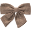 Bow tie hair slide copper linen - PPMC