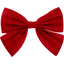 Bow tie hair slide red - PPMC