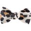 Small bow hair slide leopard - PPMC