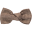 Small bow hair slide copper linen