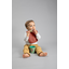 Bib - Baby size lurex terracotta gauze