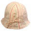 Sombrero para bebe rayas rosa plata - PPMC