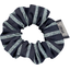 Mini Scrunchie striped silver dark blue - PPMC