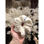 Scrunchie white velvet