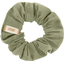 Small scrunchie almond green with golden dots gauze - PPMC
