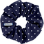 Scrunchie navy blue spots - PPMC