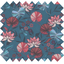 1 m fabric coupon ex2232 blue water lily