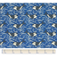 1 m fabric coupon orque bleue