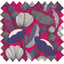 1 m fabric coupon fuchsia poppy