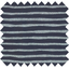 1 m fabric coupon striped silver dark blue