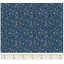 Coupon tissu 50 cm white and navy little flowers ex1112