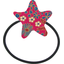 Elastique cheveux étoile badiane framboise - PPMC