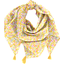 Pom pom scarf mimosa jaune rose - PPMC
