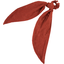Long tail scrunchie lurex terracotta gauze - PPMC