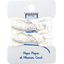 Small elastic bows white sequined - PPMC