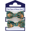 Small elastic bows eventail or vert - PPMC