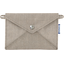 Little envelope clutch silver linen - PPMC