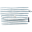 Soap Pouch striped blue gray glitter - PPMC