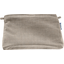 Coton clutch bag silver linen - PPMC