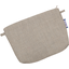 Tiny coton clutch bag silver linen - PPMC