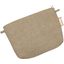 Tiny coton clutch bag golden linen - PPMC