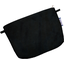 Tiny coton clutch bag black velvet - PPMC