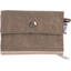 zipper pouch card purse copper linen