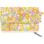 zipper pouch card purse mimosa jaune rose - PPMC