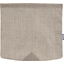 Tapa de bolso cruzado cuadrado lino plateado - PPMC