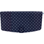 Flap of shoulder bag navy blue spots - PPMC