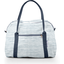 Bowling bag  striped blue gray glitter - PPMC