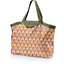 Tote bag with a zip ikat ocre - PPMC