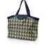 Tote bag with a zip plumes de paon - PPMC