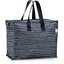 Storage bag striped silver dark blue - PPMC