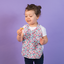 Elastic napkin child boutons rose
